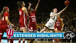 Indiana at Iowa | Extended Highlights | Big Ten Womens Basketball | Jan. 13, 2024