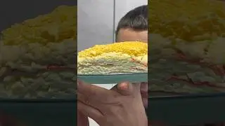 Праздничный торт-салат - из простых ингредиентов!