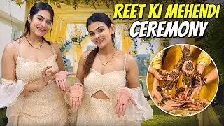 Reet ki mehendi ceremony