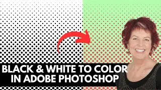 Photoshop: Color a B&W Design or Pattern - Black and White to Color