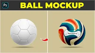 How to create a ball mockup - Photoshop Tutorial