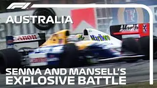 Senna And Mansells Explosive Battle | 1992 Australian Grand Prix