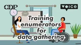 Training enumerators for data gathering