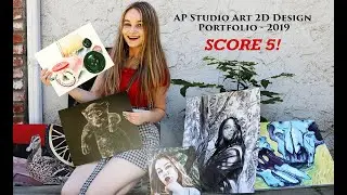 ap studio art 2D design portfolio 2019. (TOP SCORE 5!!!)