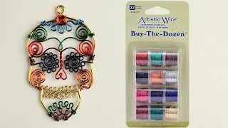 Sugar Skull Pendant Wire Jewelry Making Tutorial