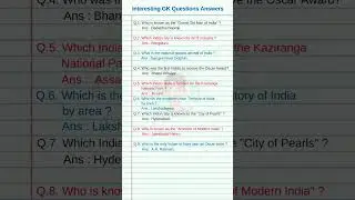 GK Questions in English short #shorts