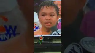 Manny Pacquiao Kid Interview