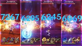 Perbandingan damage yelan 4 set emblem vs mix set artifak + food