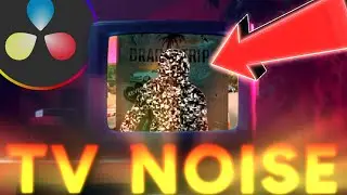TV NOISE Effect in Davinci Resolve 18 | Tutorial