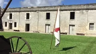 Inside the Castillo de San Marco in St. Augustine