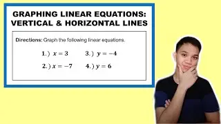 [TAGALOG] Grade 8 Math Lesson: GRAPHING LINEAR EQUATIONS: VERTICAL AND HORIZONTAL LINE