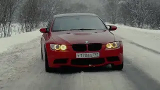 БМВ М3 е92 зимний дрифт
