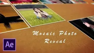 Mosaic Photo Reveal | FREE Videohive After Effects Template + Tutorial | Copied content Templates