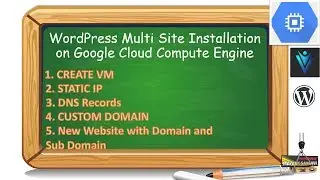 WordPress Multi Site Installation on Google Cloud Compute Engine