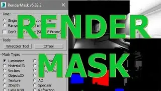 Rendermask Full Tutorial : Part 2 for 3dsmax vray post-production