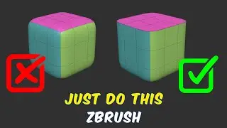 CREASE - Edge Action - ZModeler - ZBrush Tutorial for Beginners