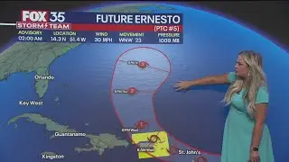 Future Hurricane Ernesto to form in Atlantic