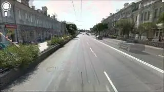 2013-03-09. Омск. Видео с гуглокамеры на Ленина