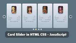 Card Slider in HTML CSS & JavaScript | Owl Carousel