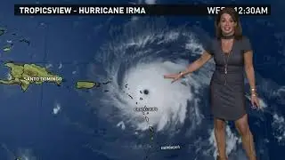 Update on Hurricane Irma's path toward Florida
