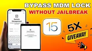 Bypass MDM Lock Without Jailbreak iOS 15 on Any iPhone/iPad | Bypass Remote Device Management Lock