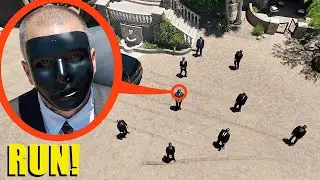 You will not believe what I caught on my drone outside the house! (What are they doing?!)