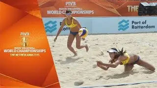 Gallay/Klug go the distance with the longest rally of the Beach Volleyball World Champs