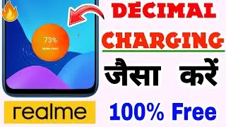 Realme decimal charging - How to enable decimal charging in realme 🔥🔥