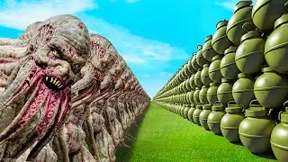 1,000 Bloodsuckers VS 1,000 Grenades