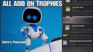 PS5 Astro's playroom all add ons trophies