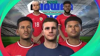 EvoWeb Patch 2024 Version 3.0 PES 2021 Update Squads Indonesia NT 2024/25 with Tutorials