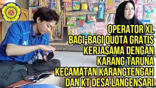 Karang Taruna Langensari Kecamatan Karangtengah Kompak Bareng XL Bagi-bagi Quota Gratis