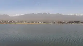 Озеро Иссык-Куль. Природа Кыргызстана. Lake Issyk-Kul. Nature of Kyrgyzstan.