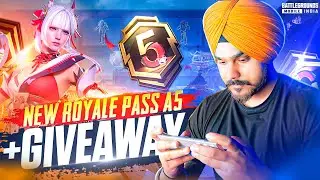 BGMI NEW RADIANT BLOOM A5 ROYALPASS MAXOUT + GIVEAWAY 😍