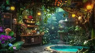 Exotic Spa Plant Shop w/ Magical Flute Music | Mystery Nature Ambience for  Relax, Sleep, Stress