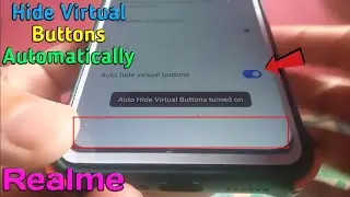 How to Hide Virtual Buttons Automatically in Realme 5 | Navigation Button | Convenience Tools