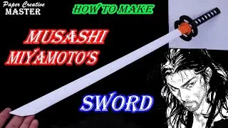 How to make Musashi Miyamoto's sword from paper