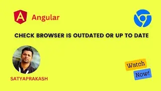 Steps to Detect Browser with Angular & Bootstrap #angular  @CodingKnowledge