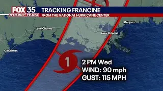 Hurricane Francine is expected to strengthen before landfall in Louisiana