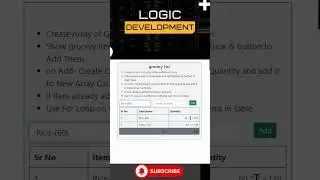 Logic Development Task-6 #coding #angular18 #coding #reactjs #programming