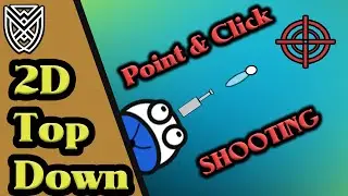 2D Top Down Shooting POINT & CLICK Unity Tutorial