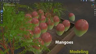 how to make Mangoes in blender