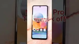 How To Off Talk Back Redmi Note 10 Pro ⚡ Mi Note 10 Pro TalkBack Remove 🔥