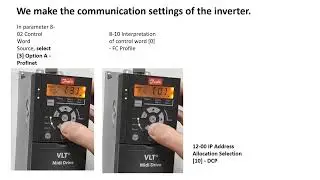 Communicate DANFOSS DRIVE to SIEMENS PLC.