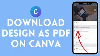 How to Download Design As PDF on Canva 2024 | Save Canva Design as PDF