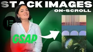 GSAP STACKING IMAGES - Elementor Wordpress Tutorial Flex Container