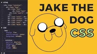 Jake the Dog CSS Image Speed Drawing