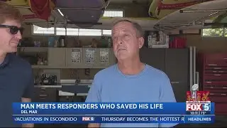 Del Mar man meets first responders who saved his life