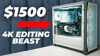 Best Bang For Buck Video Editing PC 2022 - $1500 Workstation You CAN Build Right NOW!