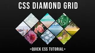 Diamond Grid with CSS and HTML